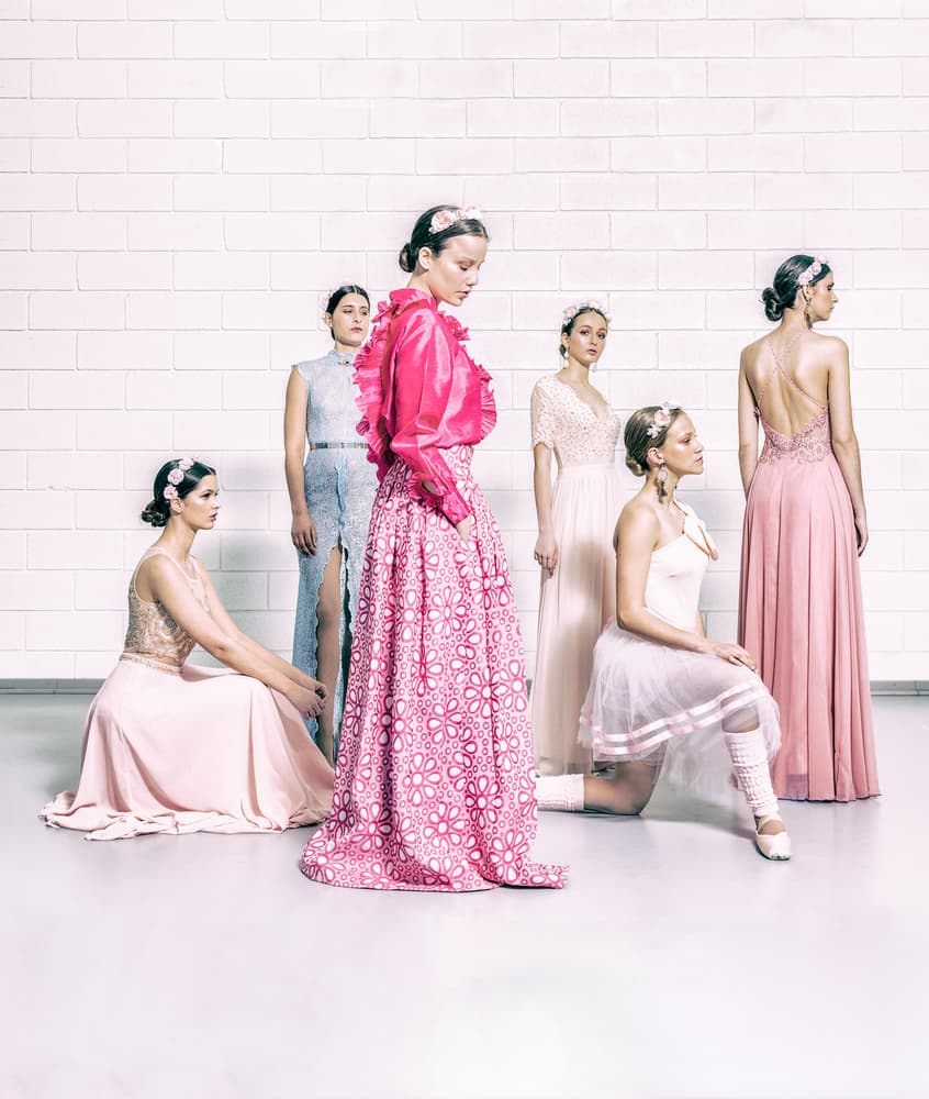 Elegant Ballet Fashion by hfmsantos — canvas wall art