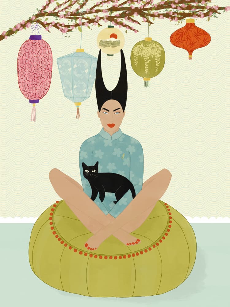 Gatuela by Jota de jai — canvas wall art