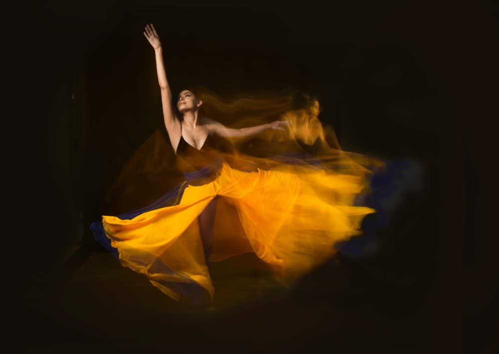 Dynamic Dance Expression by DEBASISH CHATTOPADHYAY — canvas wall art