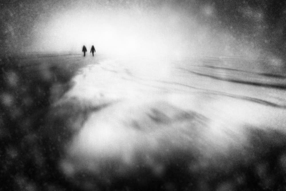 Dreamy Winter Path by Gustav Davidsson — canvas wall art