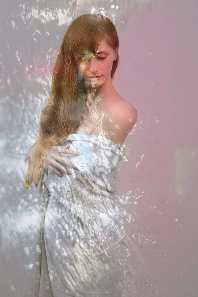 Ethereal Woman Portrait by Joanna Ras — canvas wall art