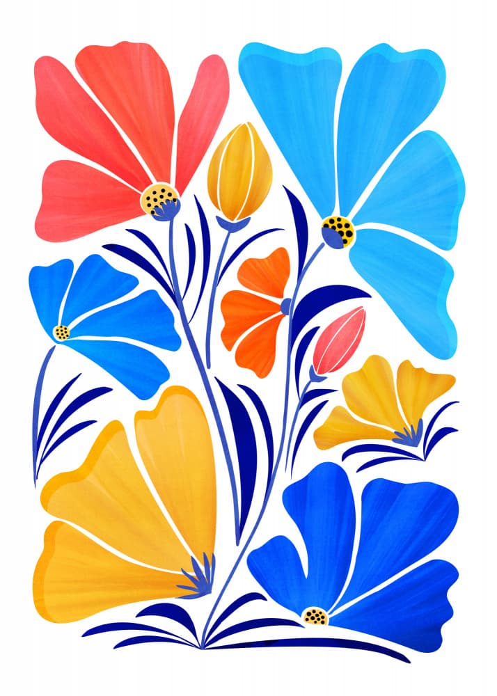 Garden Party Riot by Kristian Gallagher — canvas wall art