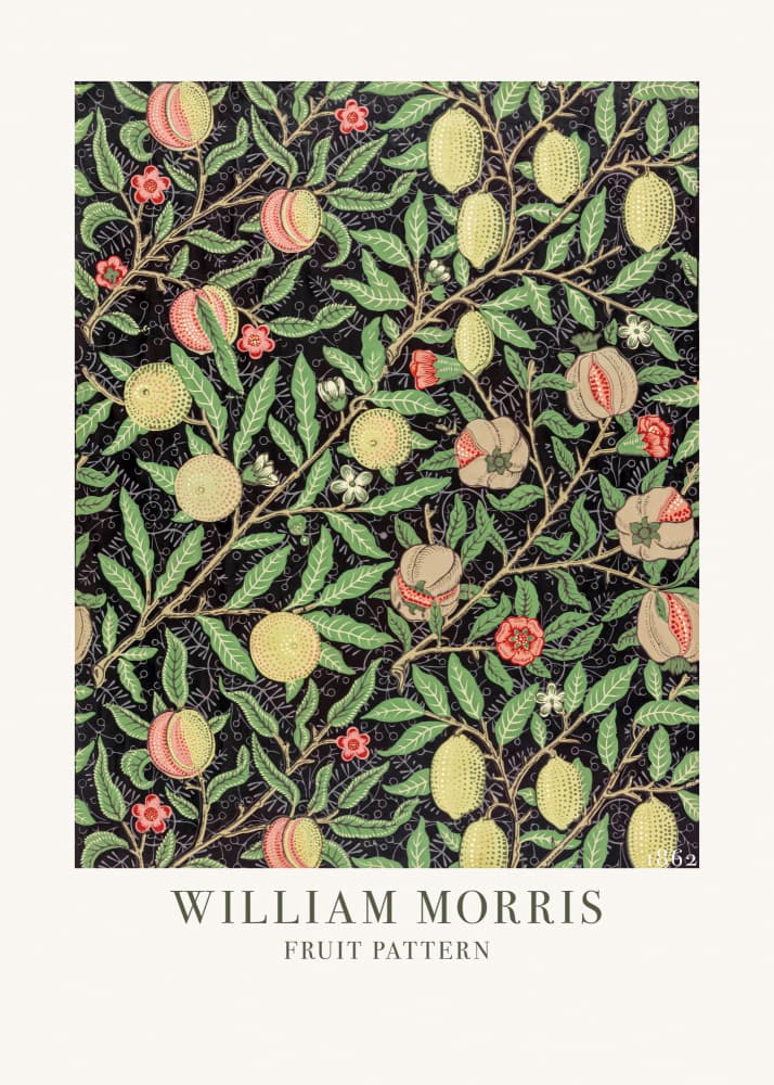 Fruit Pattern by William Morris — canvas wall art