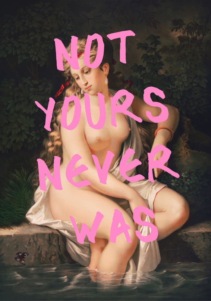Not Yours by Athene Fritsch — canvas wall art