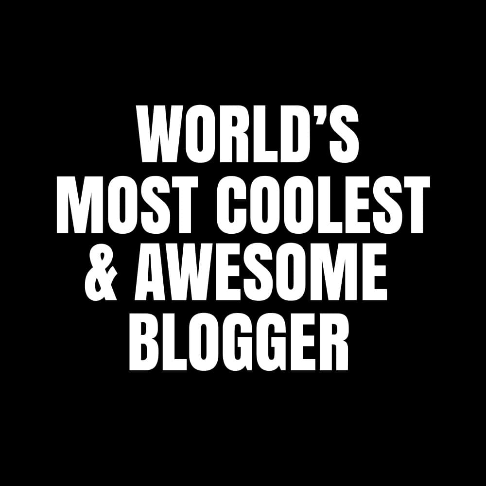 World's Coolest Blogger by Happie Eagle — canvas wall art