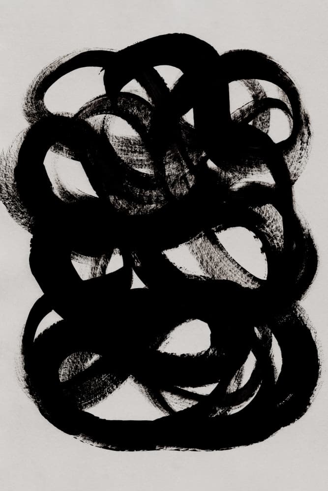 Abstract Brush Strokes 84 by Mareike Böhmer — canvas wall art