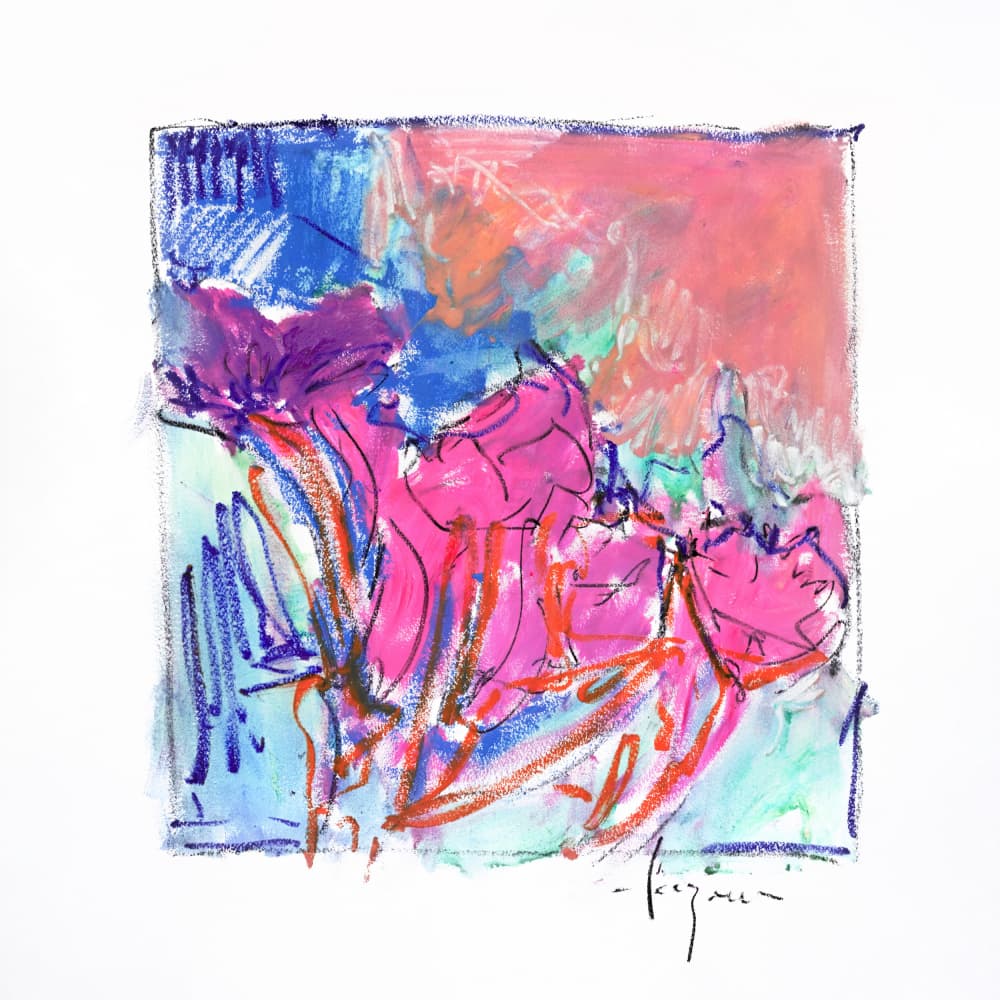 Vibrant Blossoms by Dorothy Fagan — canvas wall art