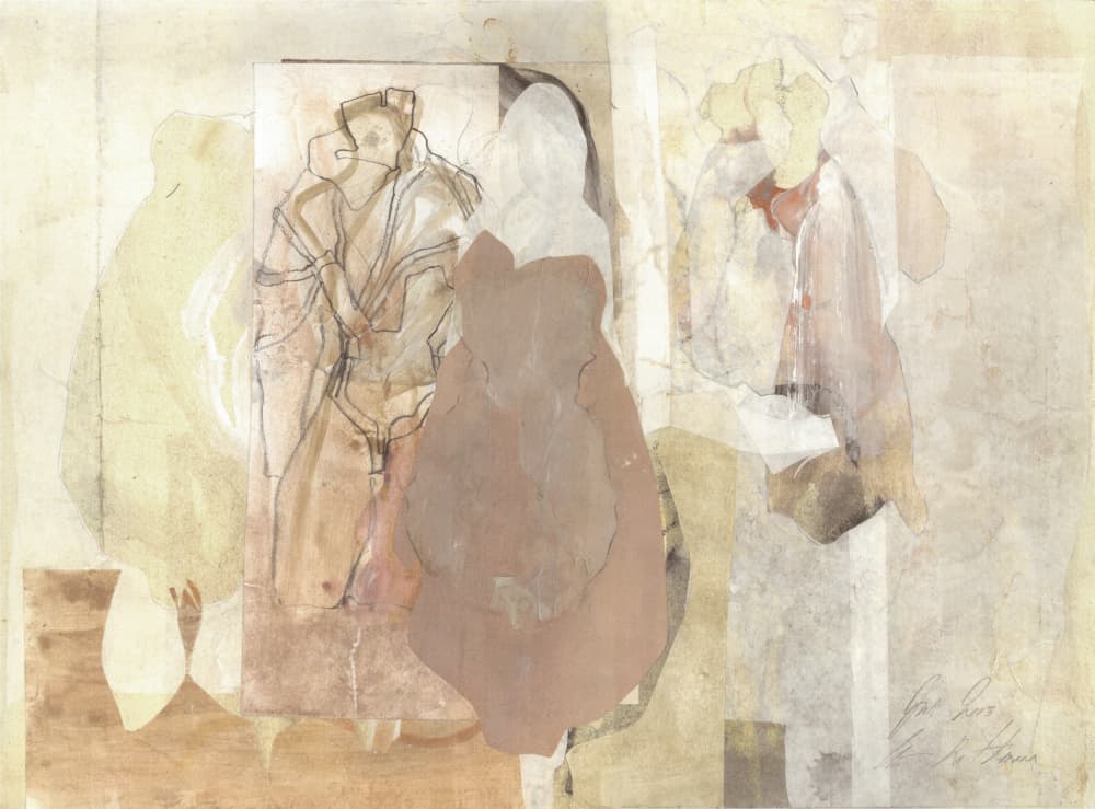 Muted Female Forms by Ute Rathmann — canvas wall art