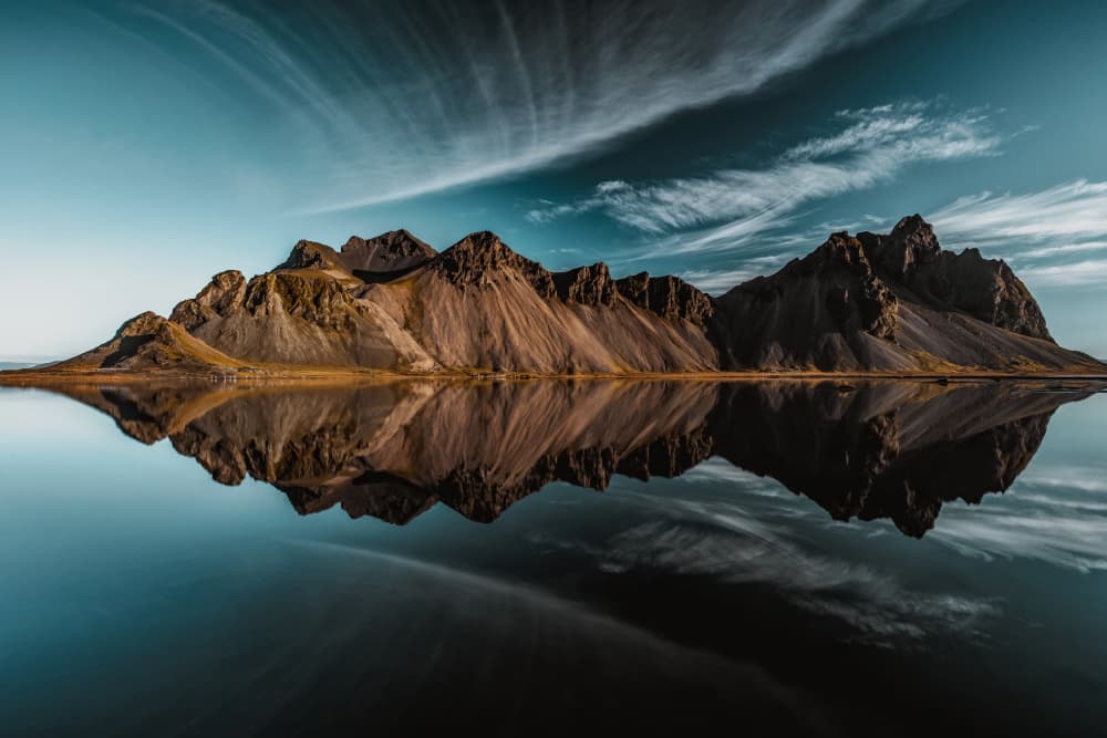 Dramatic Mountain Reflection by Jacek Swiercz — canvas wall art