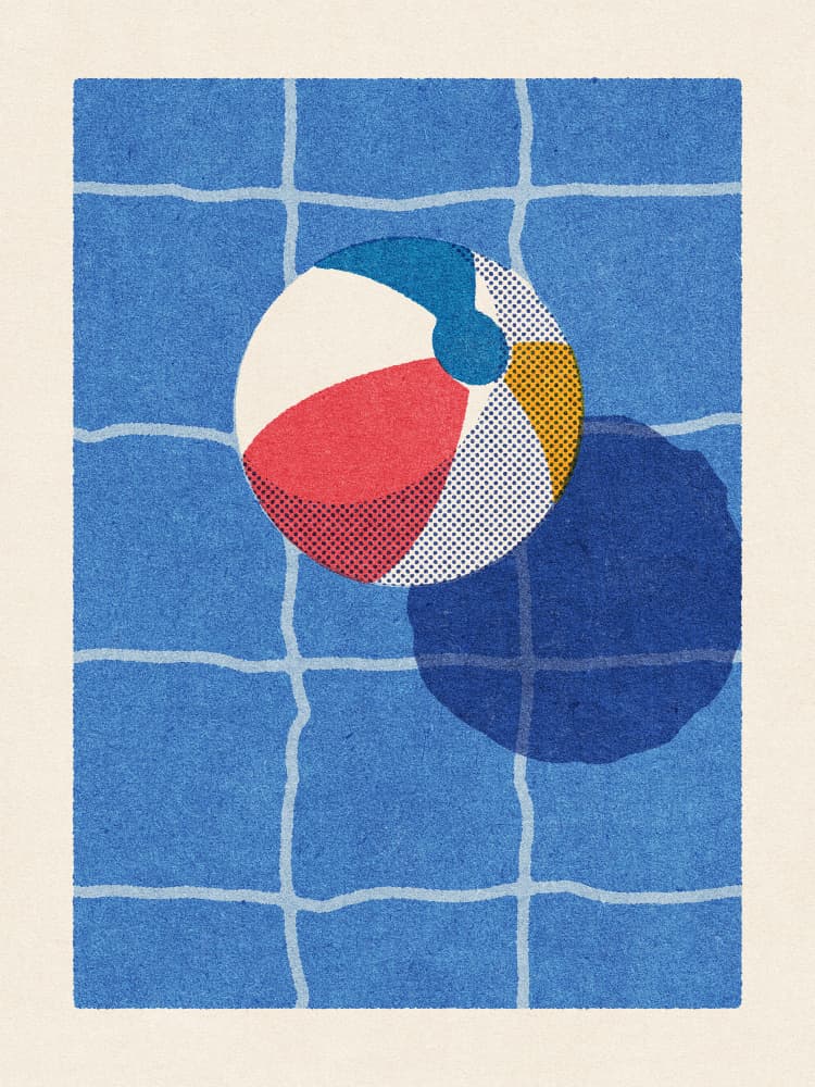 Pop Art Pool Ball by Daniel Coulmann — canvas wall art