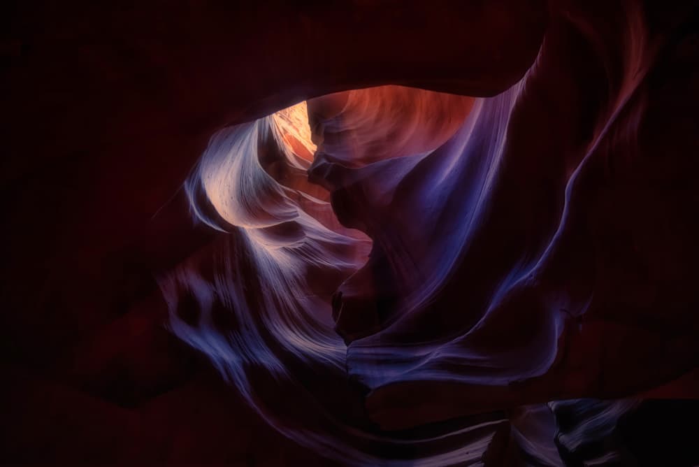 Subterranean Light Dance by Michael Zheng — canvas wall art