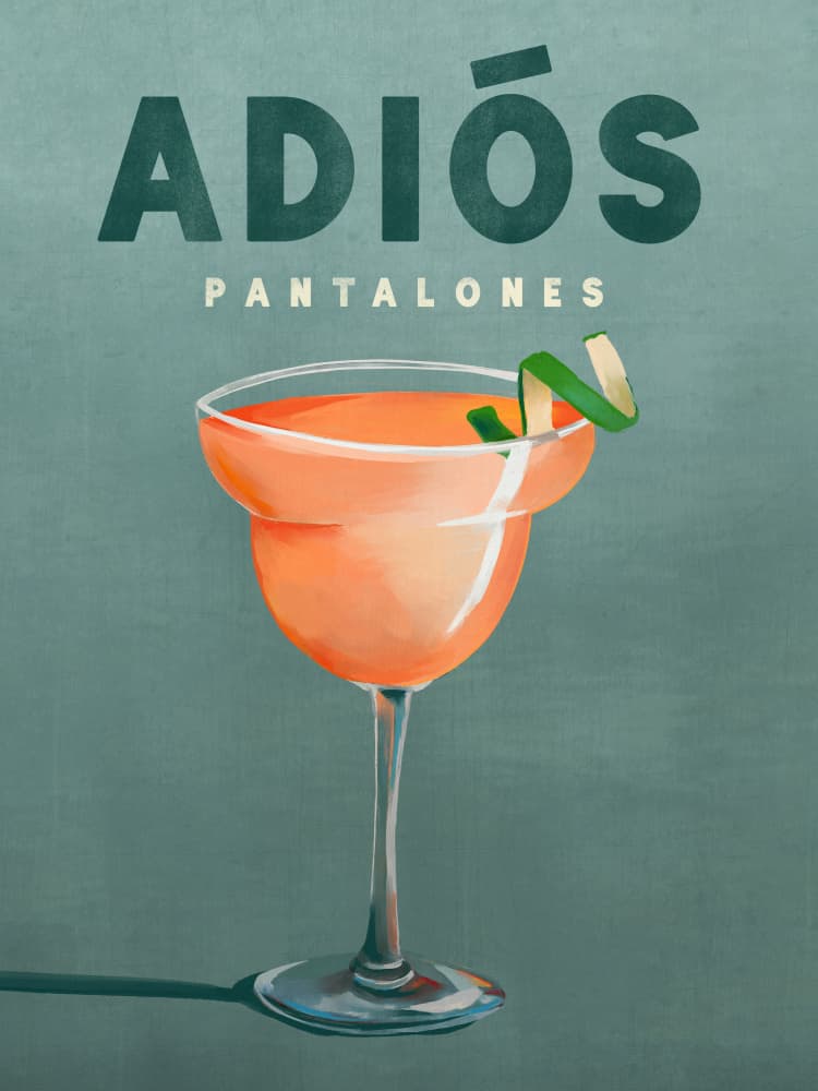 Pantalones by The Whiskey Ginger — canvas wall art