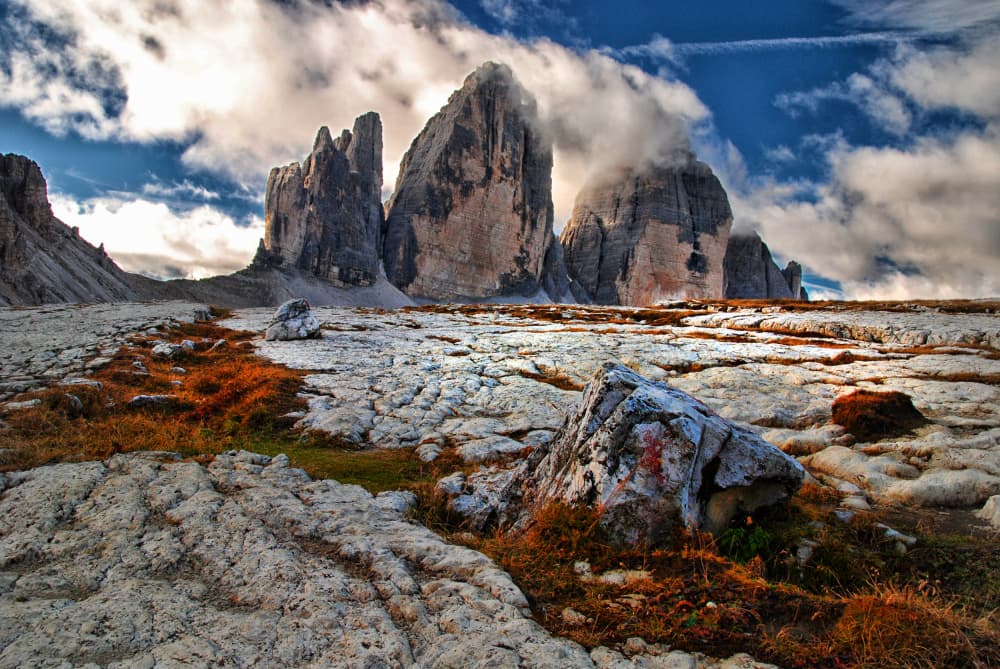 Majestic Dolomite Peaks by Drago Vogrinec — canvas wall art