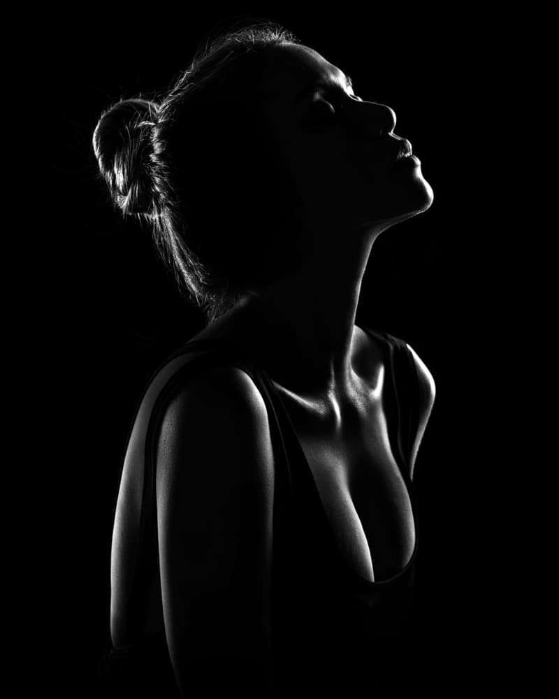 Serene Woman Profile by Heru Sungkono — canvas wall art
