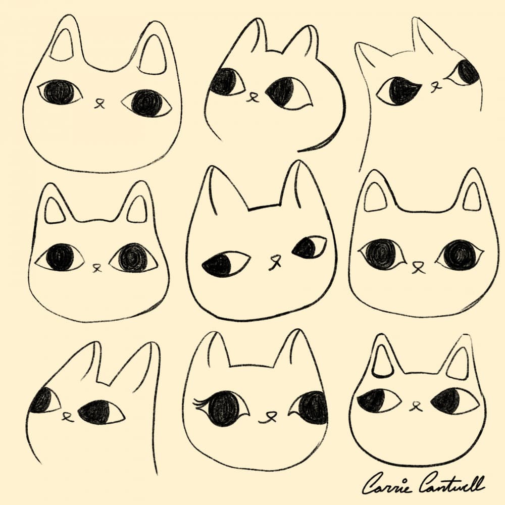 Kawaii Kitty Sketches