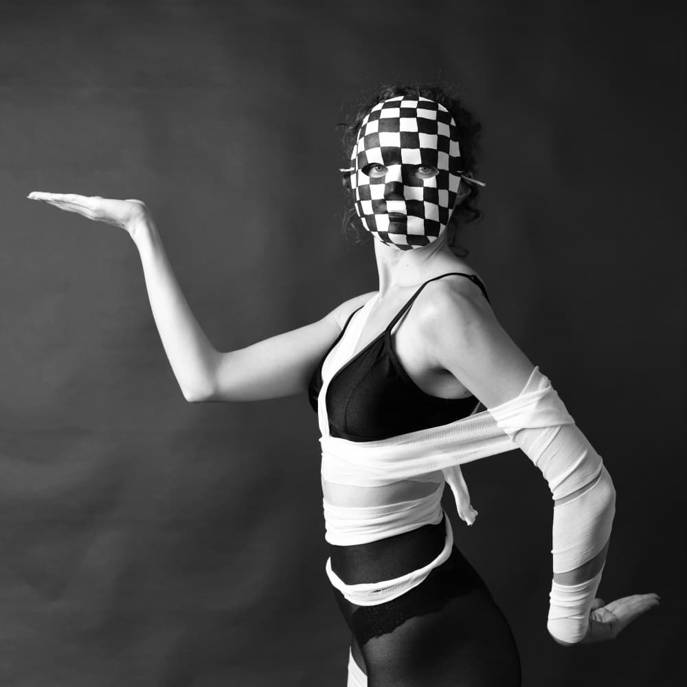 Mysterious Masked Dancer by Yoram GIL — canvas wall art
