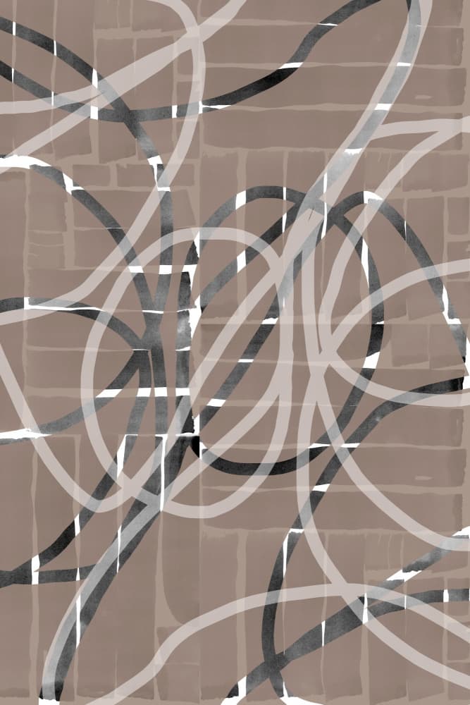 Flowing Grid Lines by cartissi — canvas wall art
