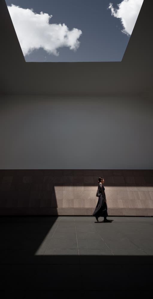 Solitary Gallery Walk by Adachi Lintaman — canvas wall art