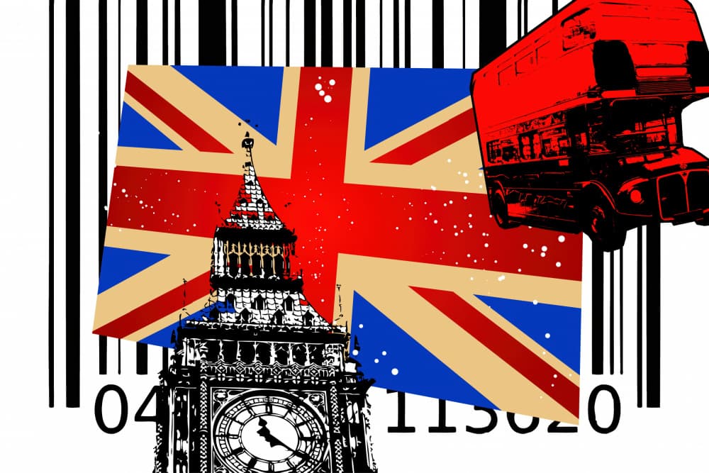 British City Icons by Rafal Kulik — canvas wall art