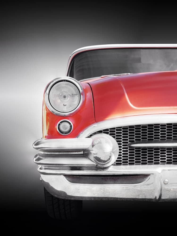 Classic Red Automobile by Beate Gube — canvas wall art