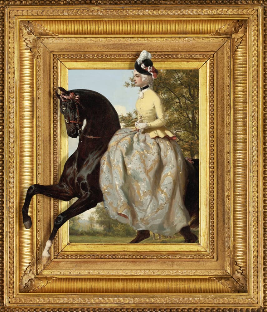 Lady on Rearing Horse
