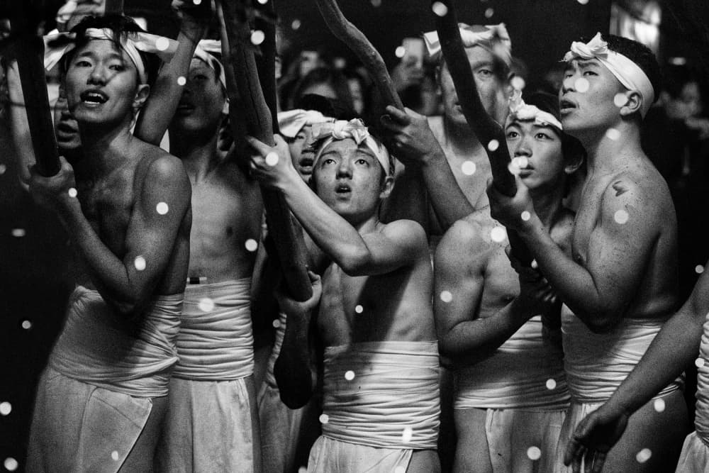 Japanese Festival Ritual by Shinji Isobe — canvas wall art