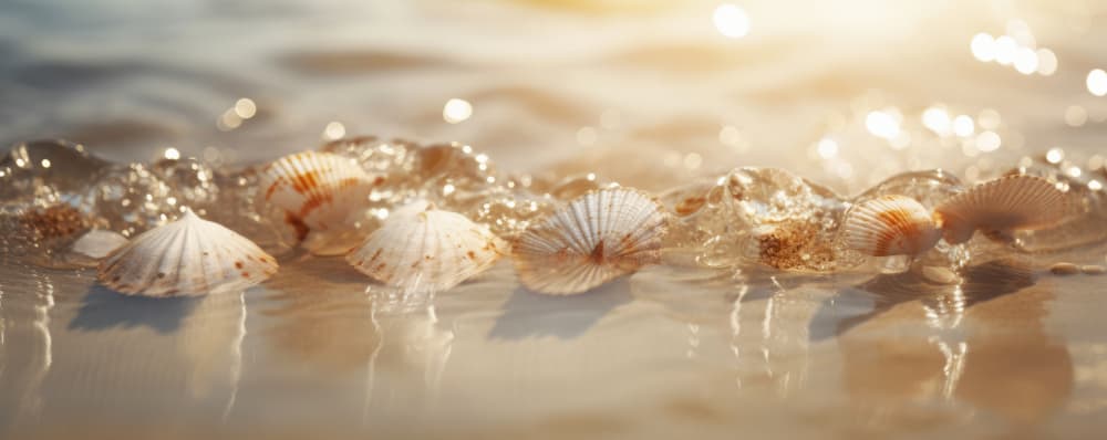 Seashell Serenade by Treechild — canvas wall art
