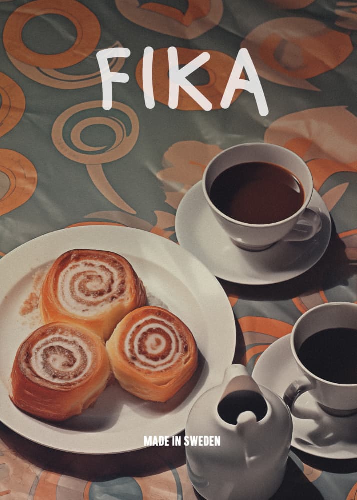 Swedish Fika Break by Andreas Magnusson — canvas wall art