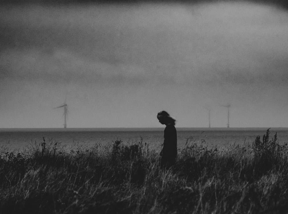 Lonely Walk by Sea by Monika Zemojtel — canvas wall art