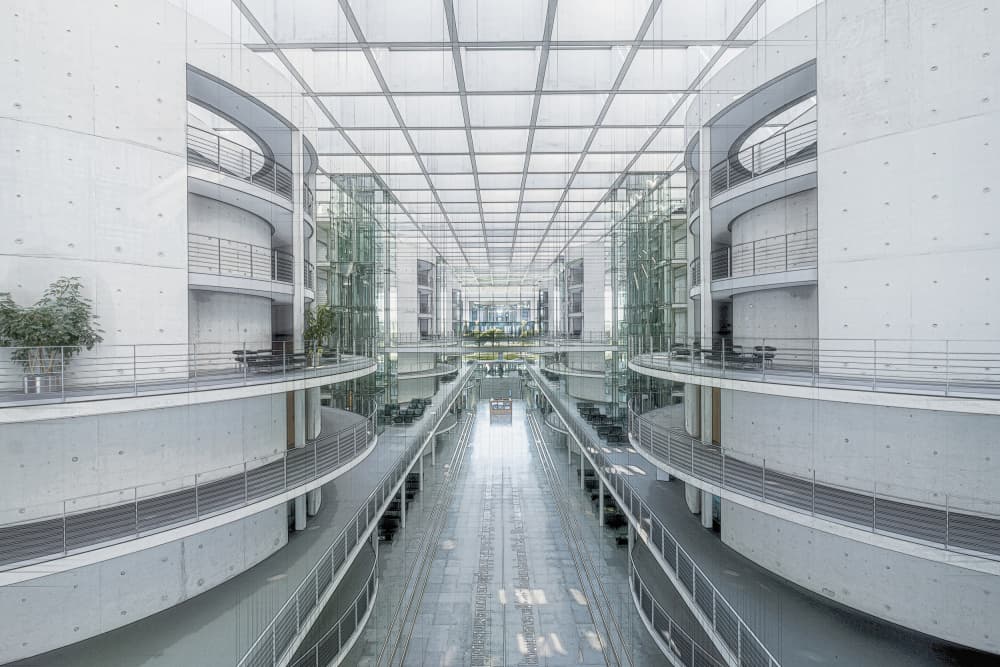 Spacious Modern Architecture by Michael Eßig — canvas wall art