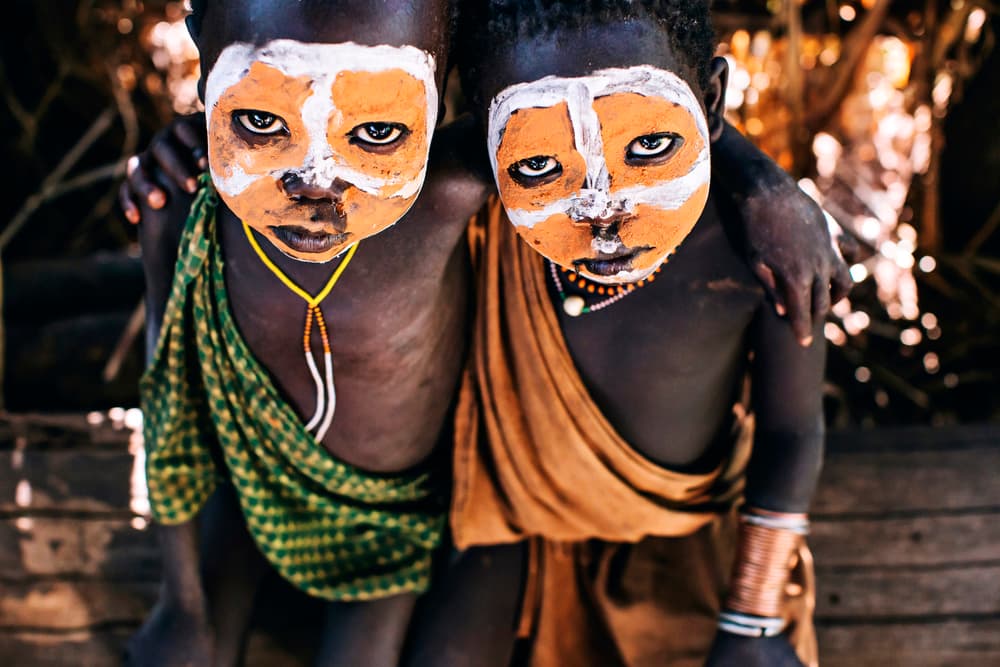 Intense Tribal Gaze by Vedran Vidak — canvas wall art