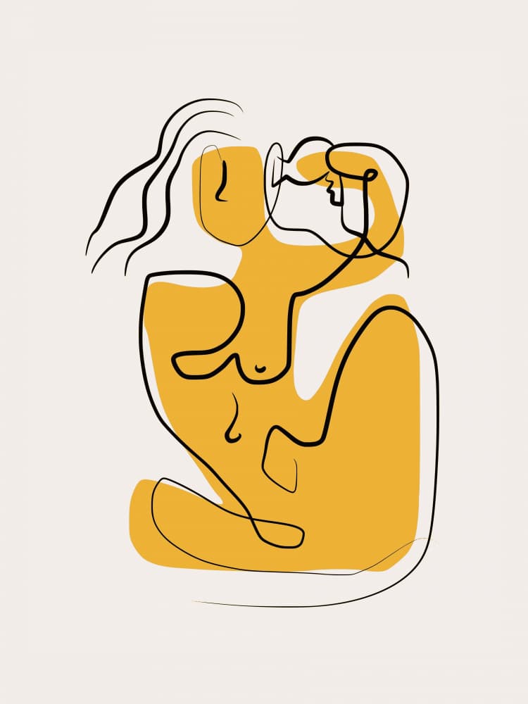 Embracing Connection by Little Dean — canvas wall art
