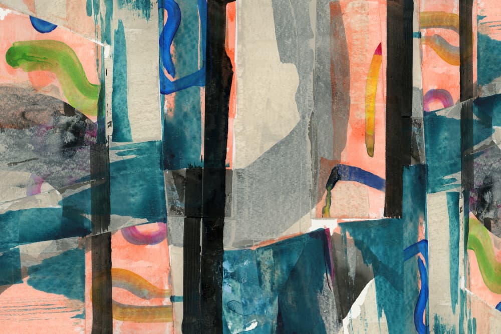 Modern Abstract Collage by cartissi — canvas wall art