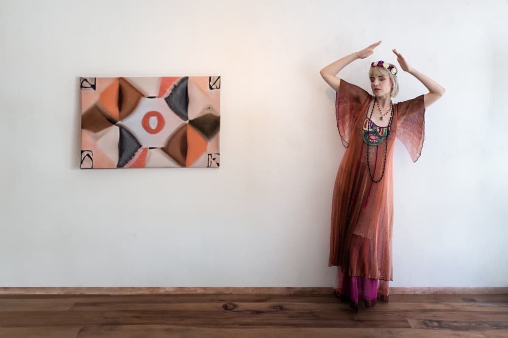 Artful Bohemian Woman by Luc Stalmans — canvas wall art