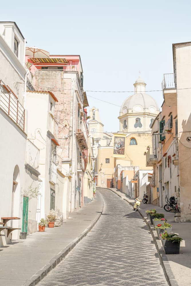 Charming Italian Street by Henrike Schenk — canvas wall art