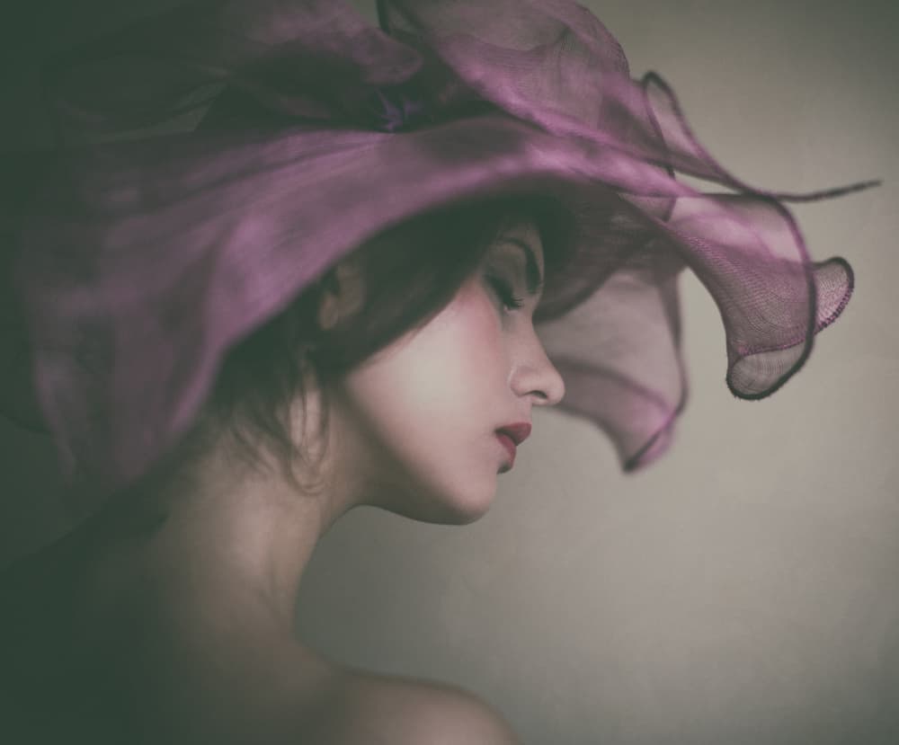 Ethereal Purple Petals by Magdalena Russocka — canvas wall art