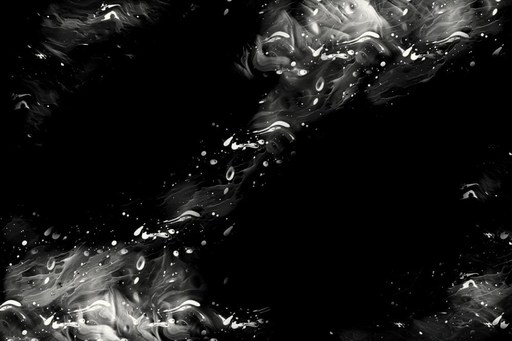 Ethereal Dark Swirls by Rafal Kulik — canvas wall art