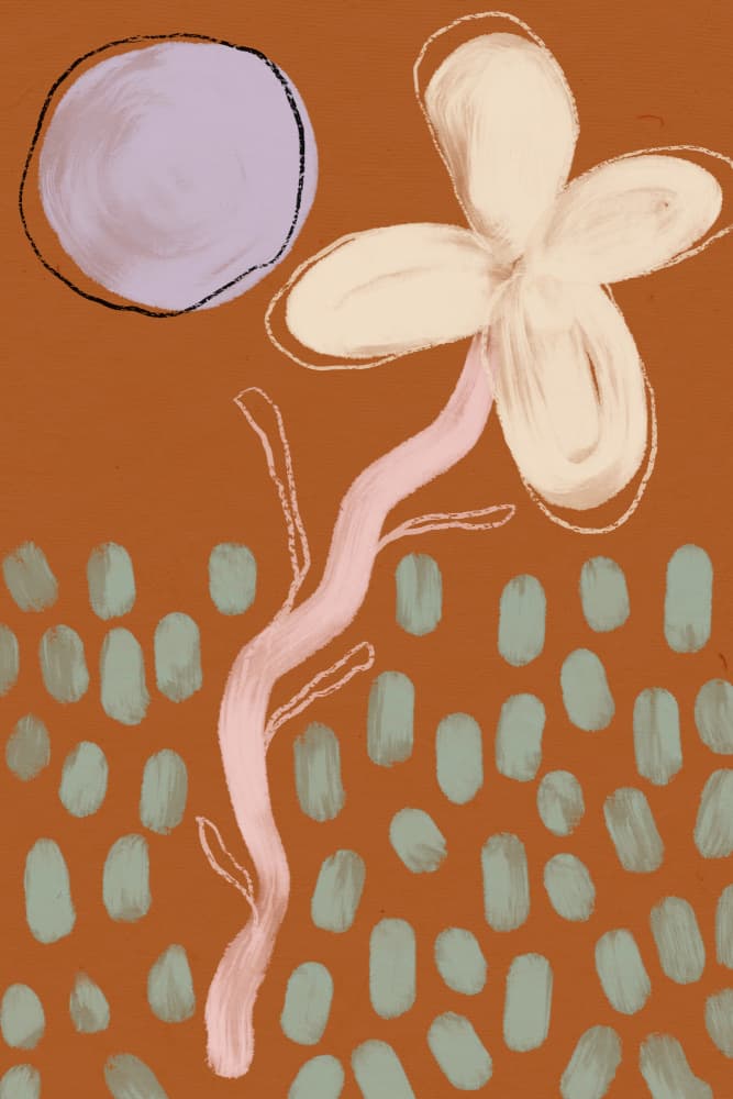 Whimsical Blossom by Treechild — canvas wall art