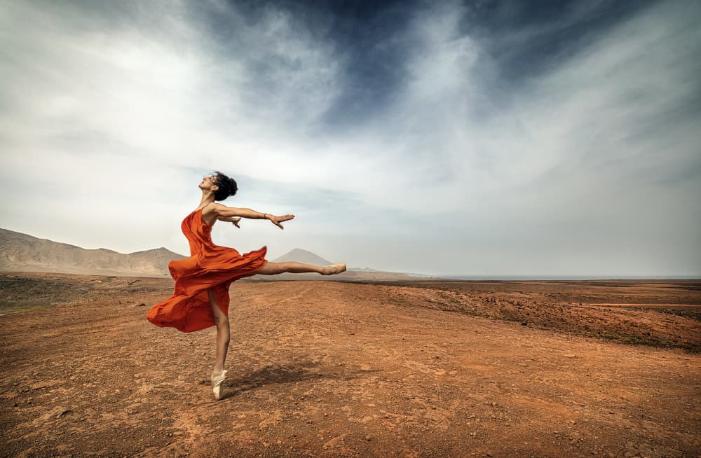 Elegant Desert Dance by Waldemar Szmidt — canvas wall art