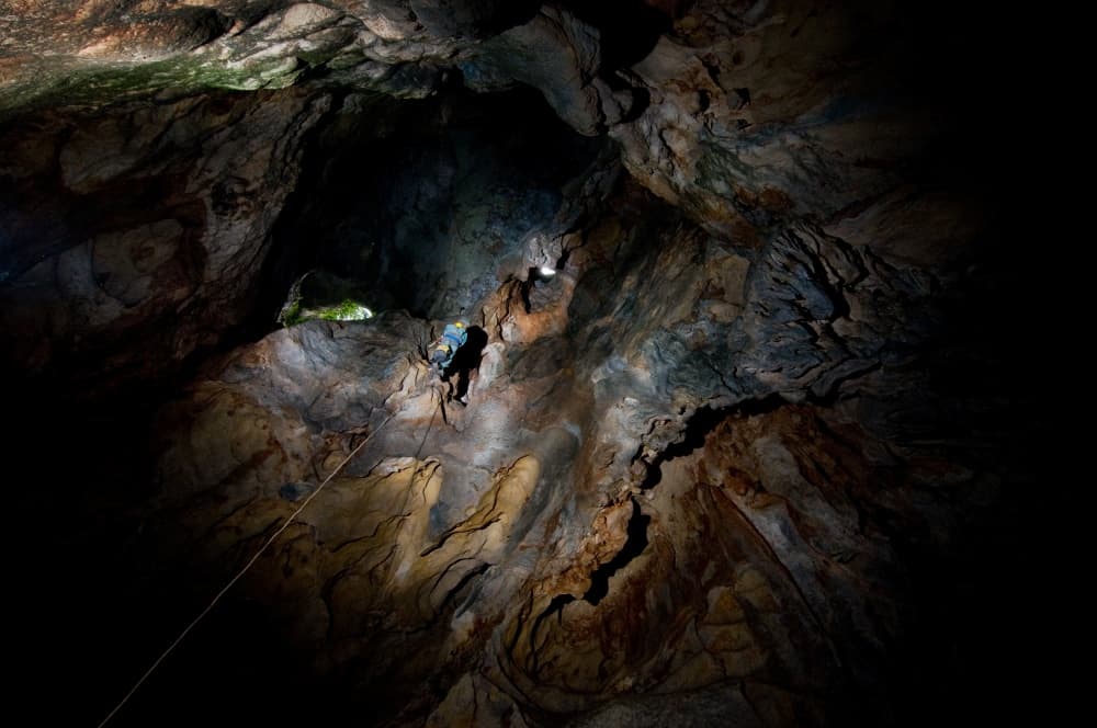 Caver's Deep Descent by Christian Roustan (Kikroune) — canvas wall art