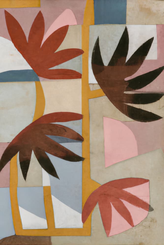 Warm Abstract Botanicals by Merel Takken — canvas wall art