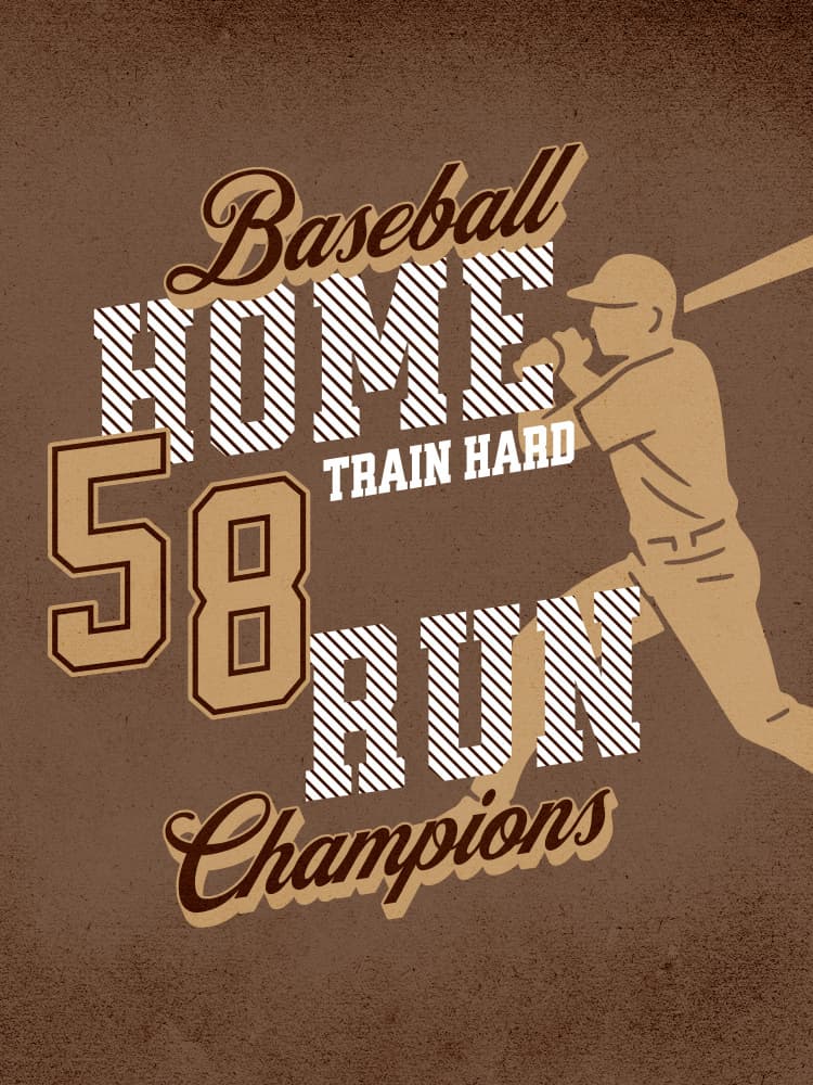 Vintage Baseball Champion by Pictufy Studio IV — canvas wall art