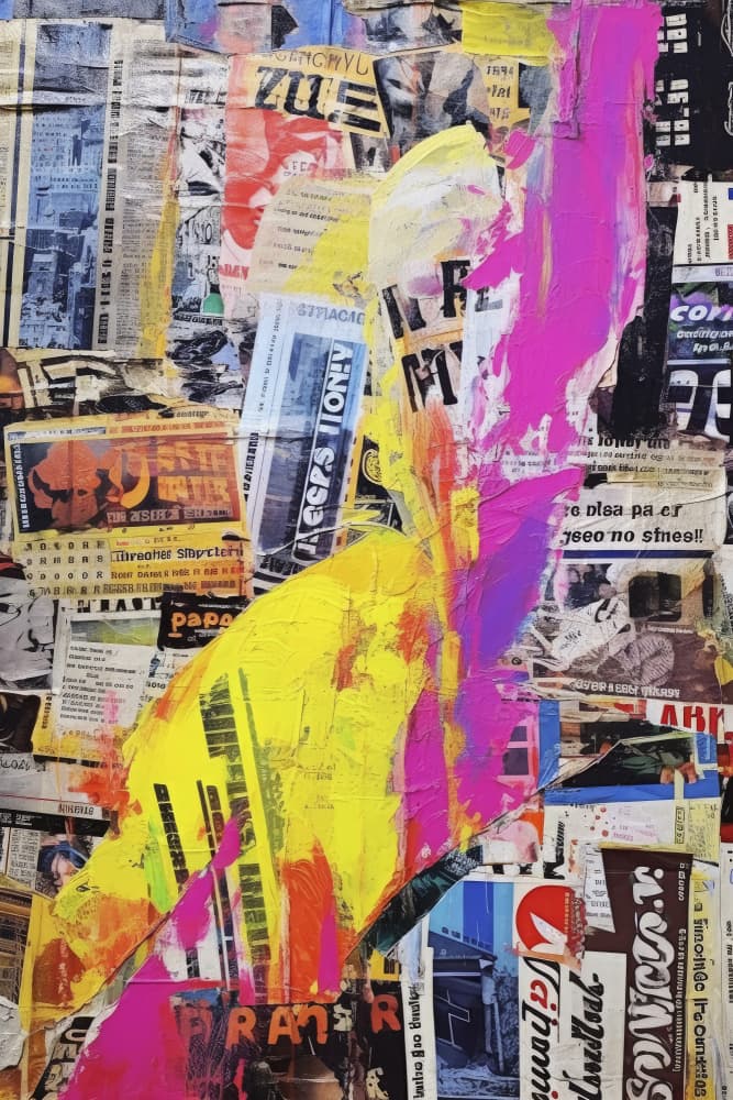 Vivid Urban Layers by Treechild — canvas wall art