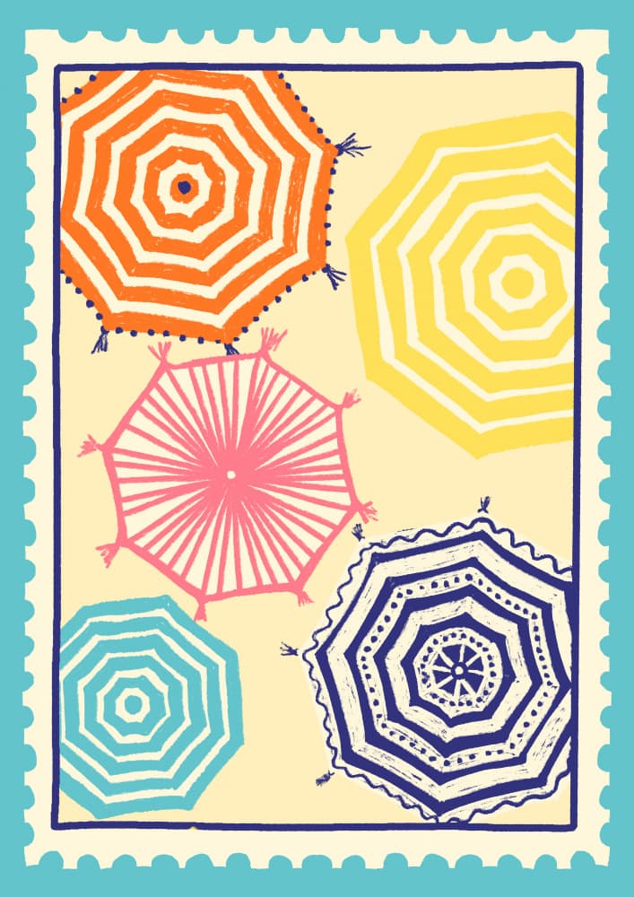 Colorful Summer Umbrellas