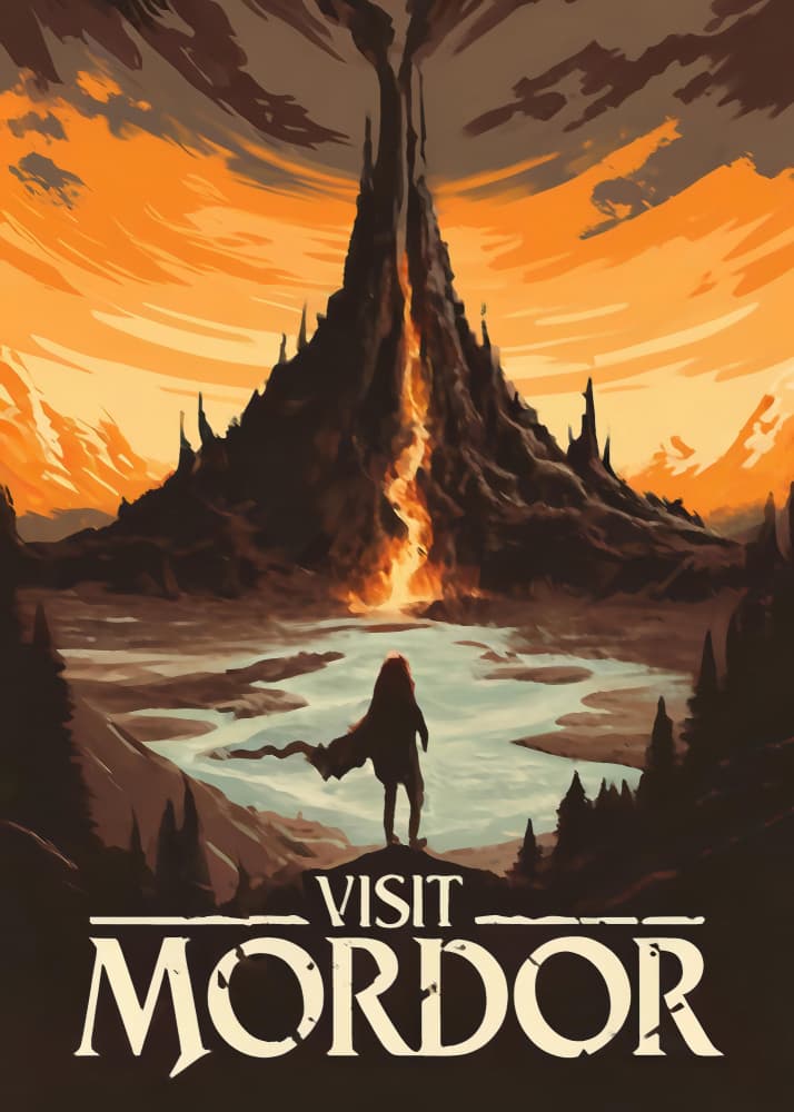 Epic Volcanic Journey by Andreas Magnusson — canvas wall art