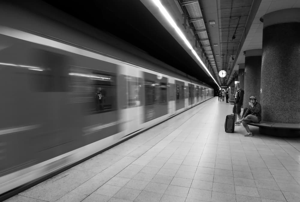 Urban Subway Rush by Giorgio Toniolo — canvas wall art