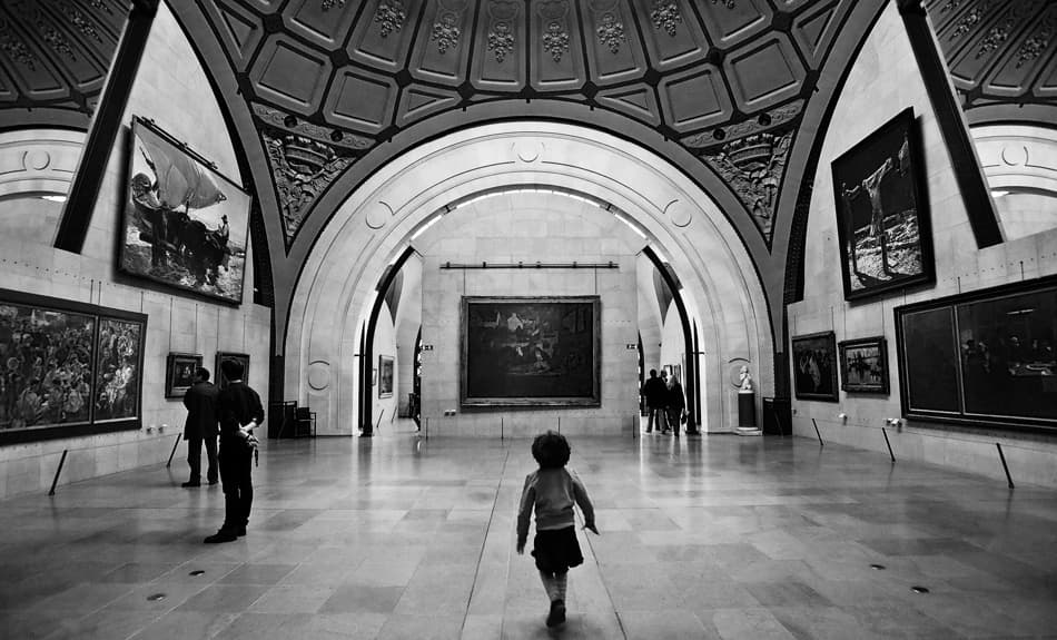 Little Explorer Grand Museum by Rodrigo Marin — canvas wall art