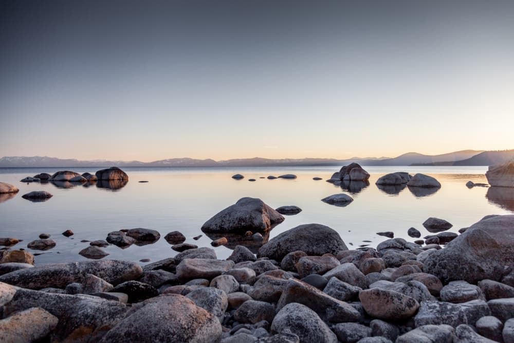 Lake Tahoe 1 by Mareike Böhmer — canvas wall art