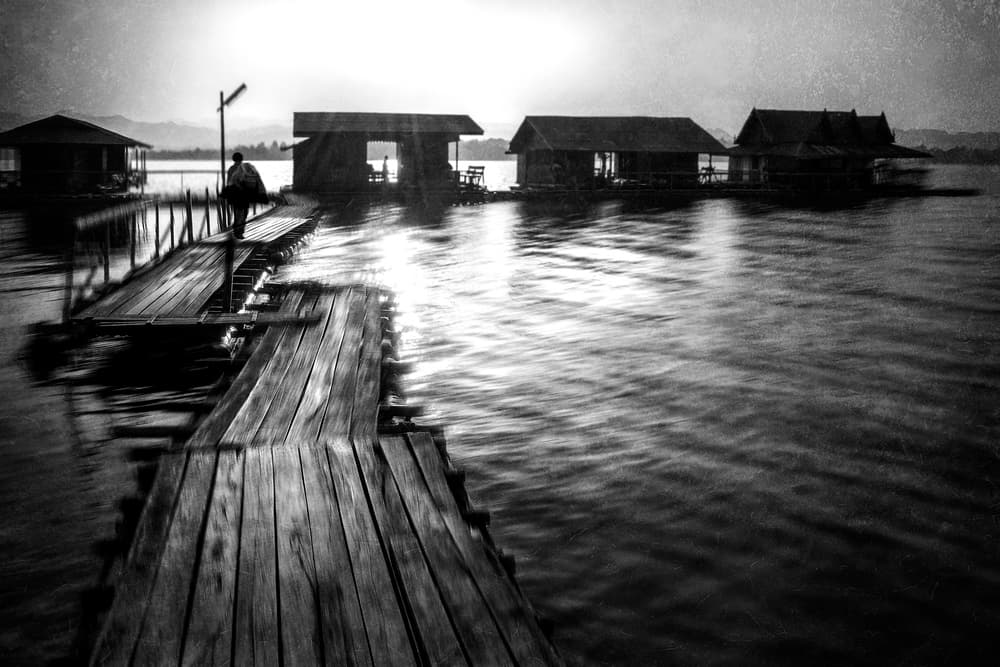 Tranquil Water Village by Ekkachai Khemkum — canvas wall art