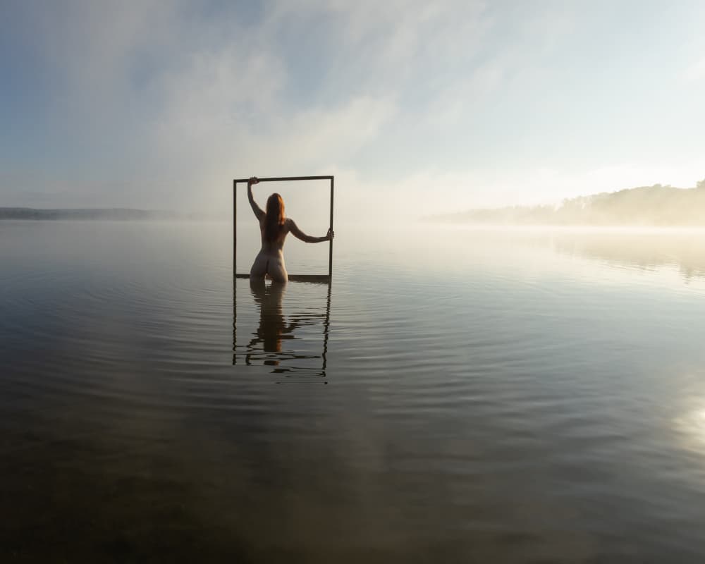 Framed in the Mist by Leszek Paradowski — canvas wall art
